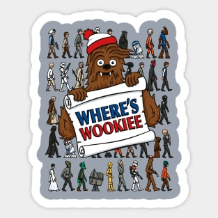 Where's Wookiee Sticker